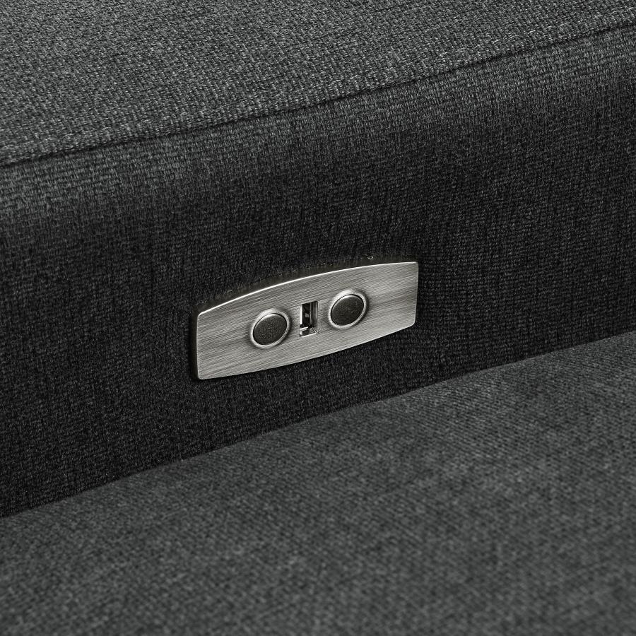 Collins Modular LAF Power Recliner Dark Grey