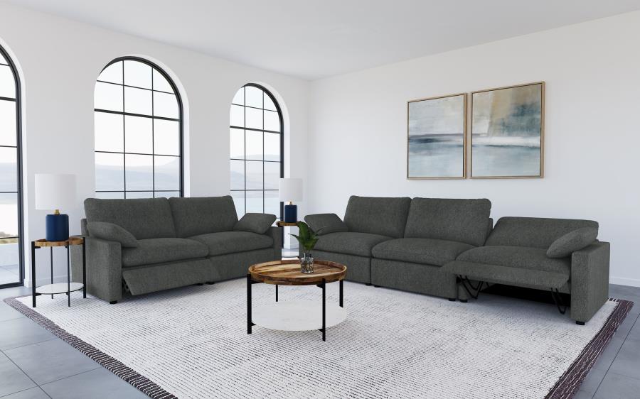 Modal Additional Images for Collins Modular Power Sofa Dark Grey