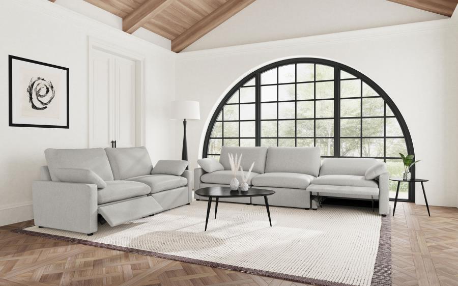 Modal Additional Images for Collins Modular Power Loveseat Grey