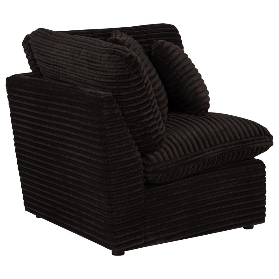 (image for) Collins Modular Corner Chair Chocolate Brown