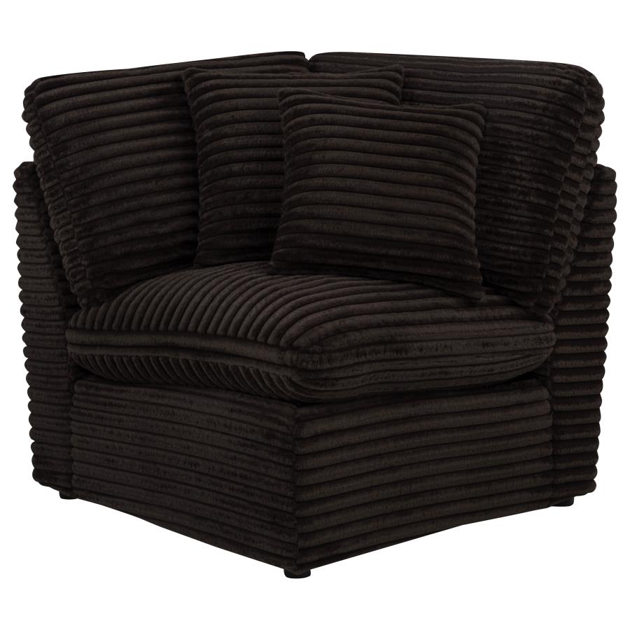 Collins Modular Corner Chair Chocolate Brown
