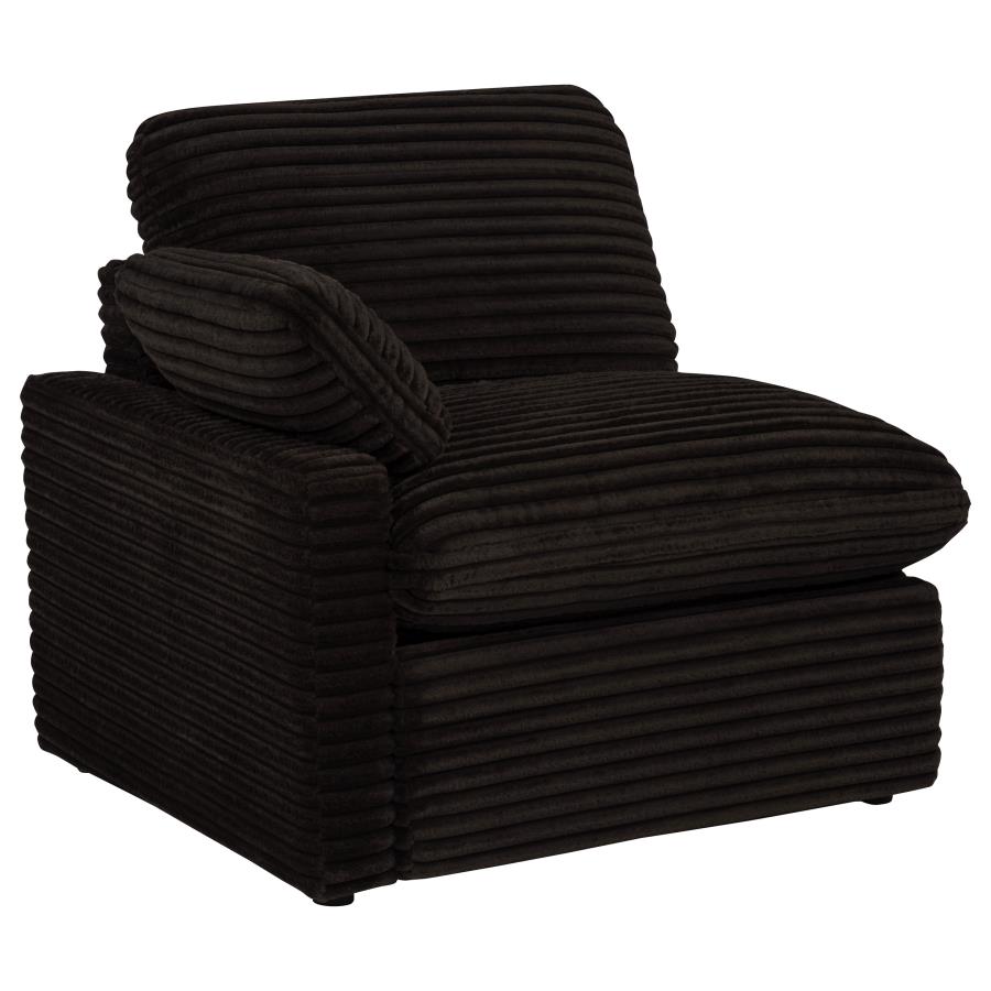 Collins Modular Power Loveseat Chocolate Brown