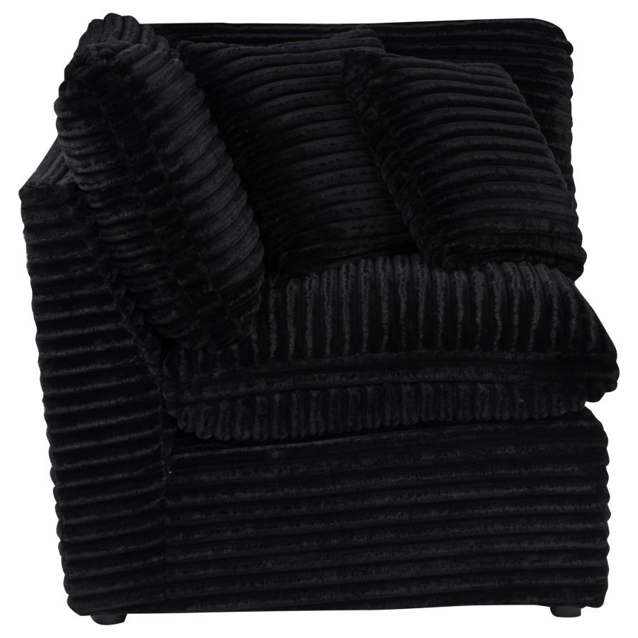 Collins Modular Corner Chair Black