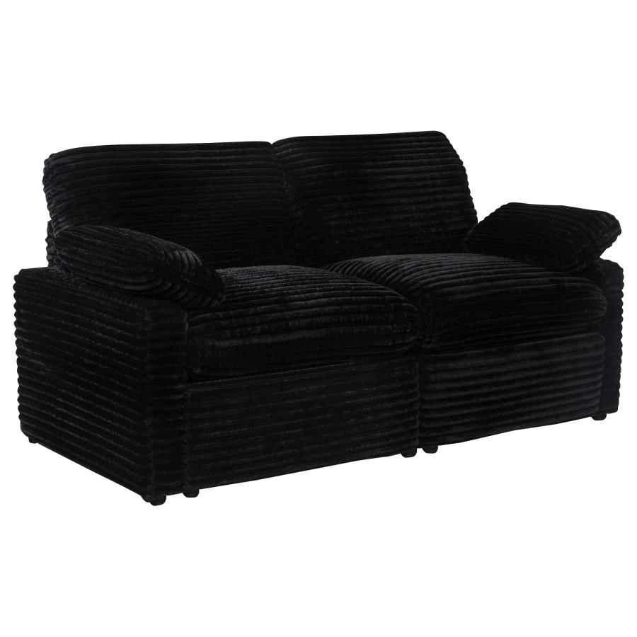 (image for) Collins Modular Power Loveseat Black
