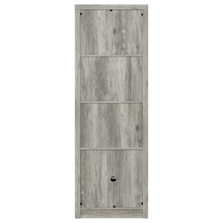 Burke 3-piece 59-inch TV Entertainment Center Grey Driftwood
