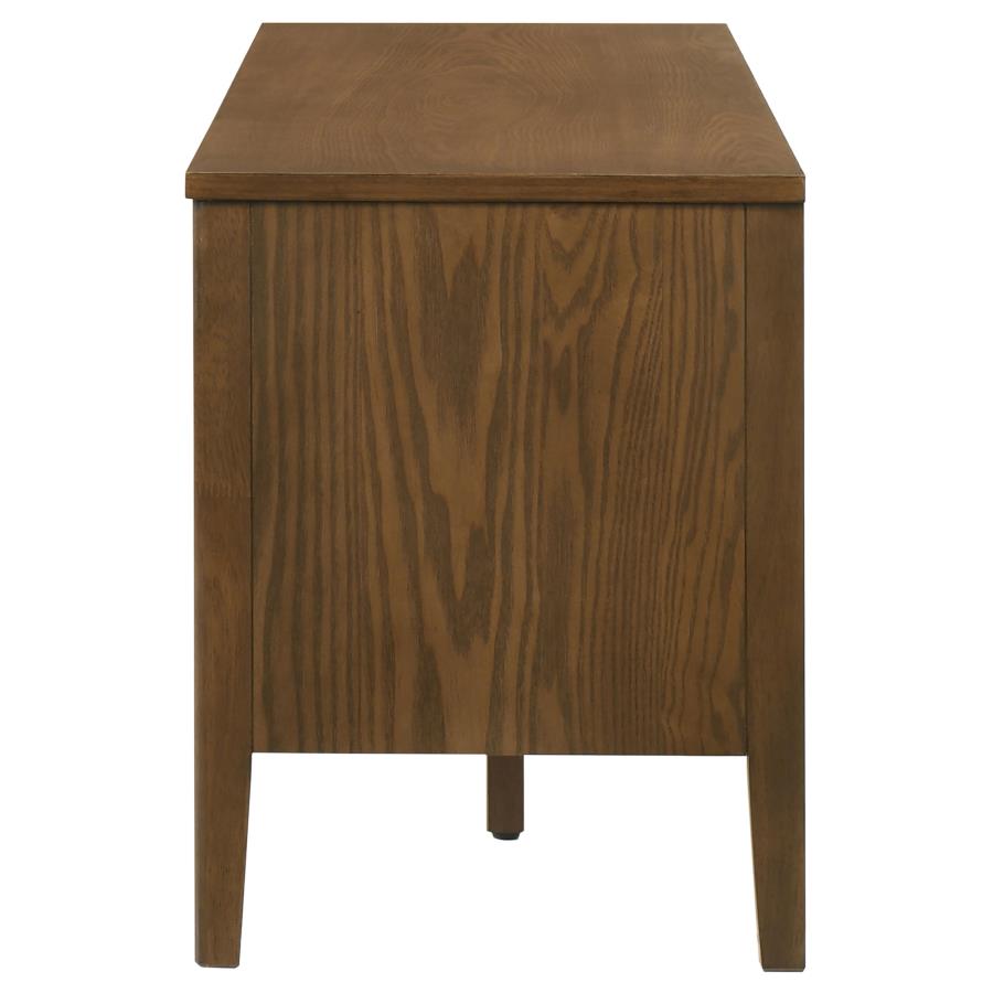 Thori 63-inch 2-door TV Stand Media Console Dark Brown