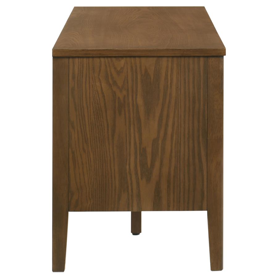 Thori 63-inch 2-door TV Stand Media Console Dark Brown