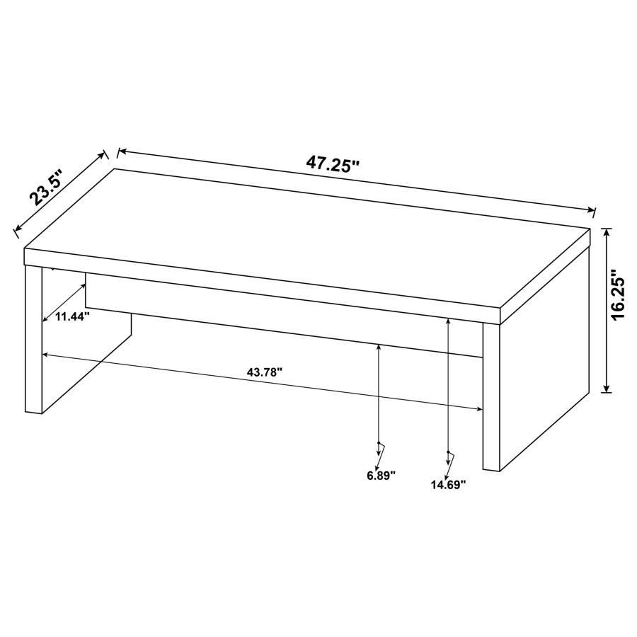 Modal Additional Images for Lynette 2-piece Rectangular Coffee and End Table Set Mango