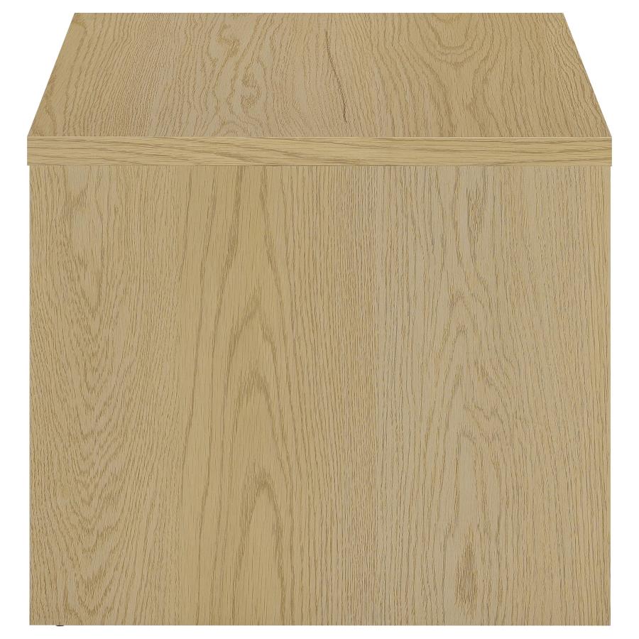 Canoga 3-piece Lift Top Cocktail Coffee Table Set Light Oak