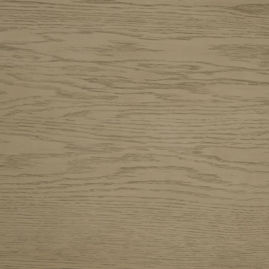 Hamlyn 3-piece Round Fluted Coffee and End Table Set Natural Oak