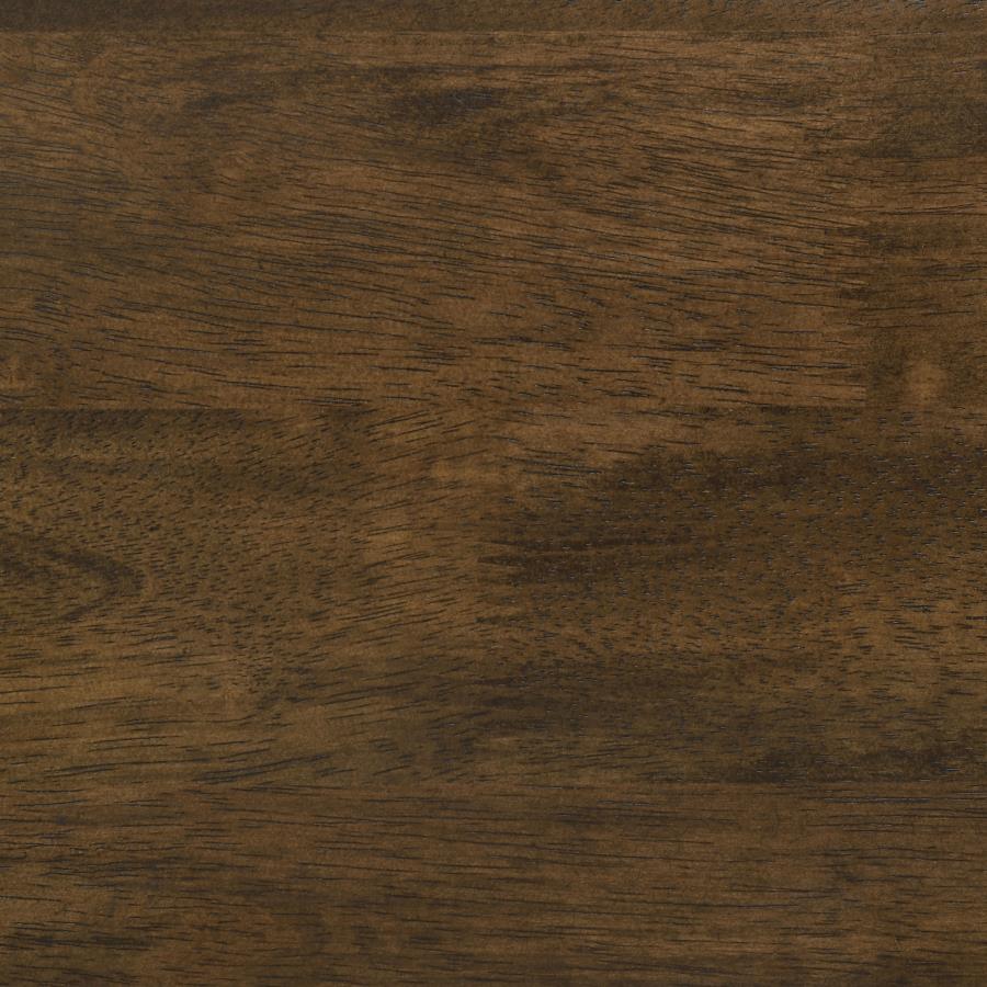 Hamlyn 2-piece Round Fluted Coffee and End Table Set Walnut