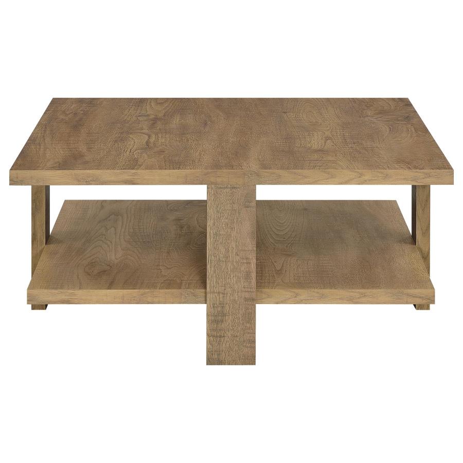 Dawn 3-piece Round Coffee and End Table Set Mango Brown
