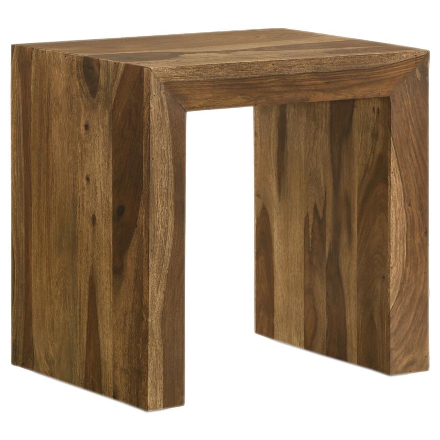 Odilia Rectangular Solid Wood End Table Auburn (image for) Odilia Rectangular Solid Wood End Table Auburn