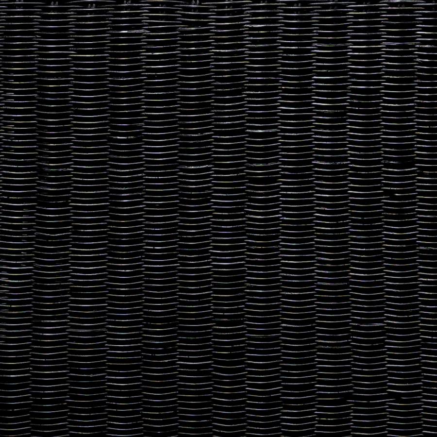 Cahya 3-piece Rattan Coffee and End Table Set Black