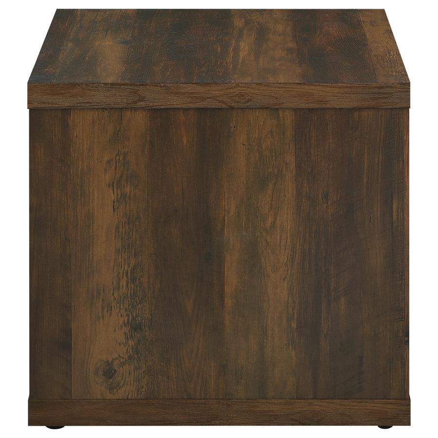 Frisco 2-piece Coffee and End Table Set Dark Pine