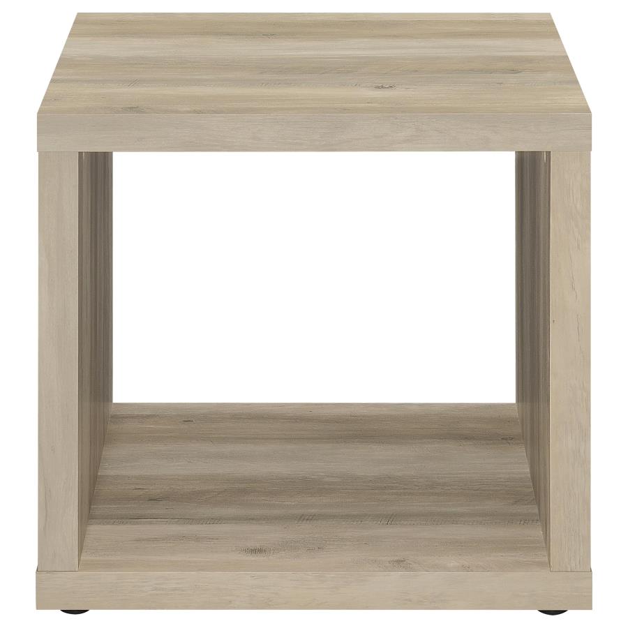 Frisco 3-piece Coffee and End Table Set Distressed Pine