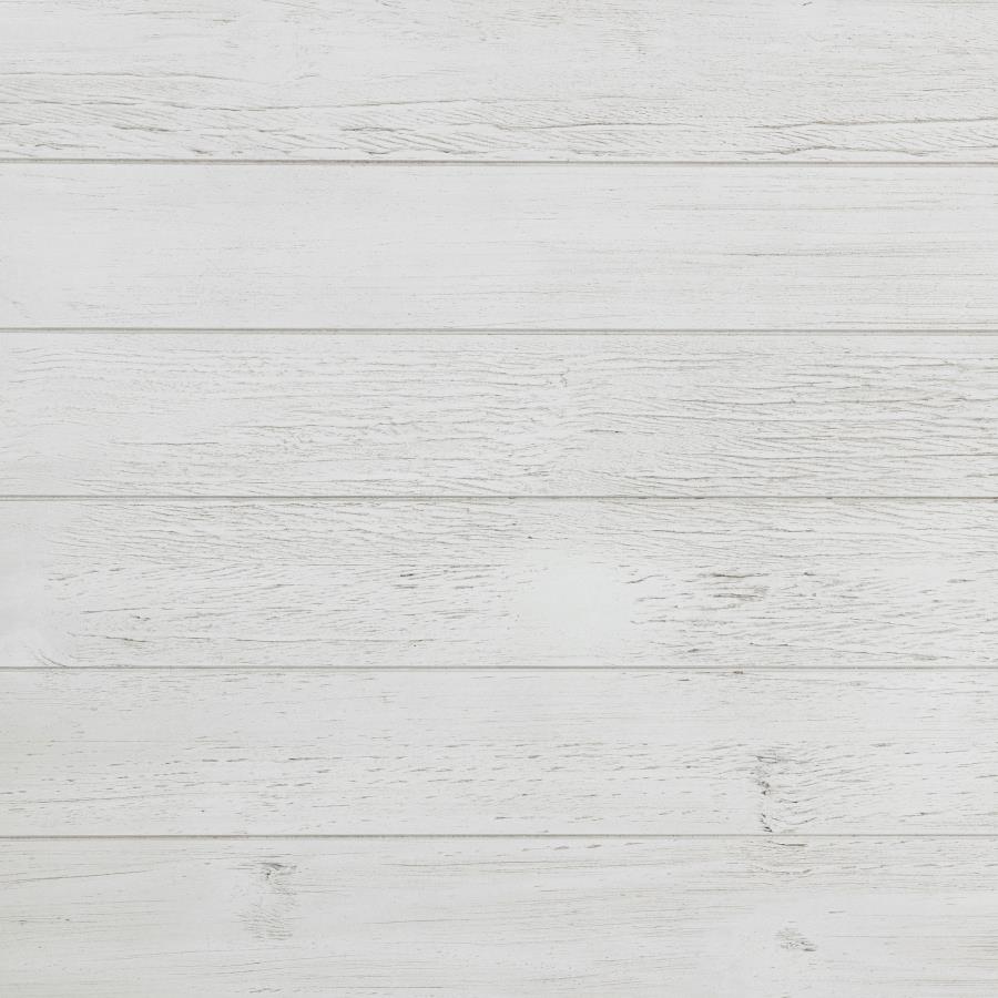 Payne Wood End Table with Shelf Distressed White