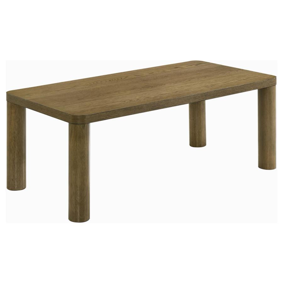 (image for) Castlewood Engineered Wood Cocktail Coffee Table Brown Oak