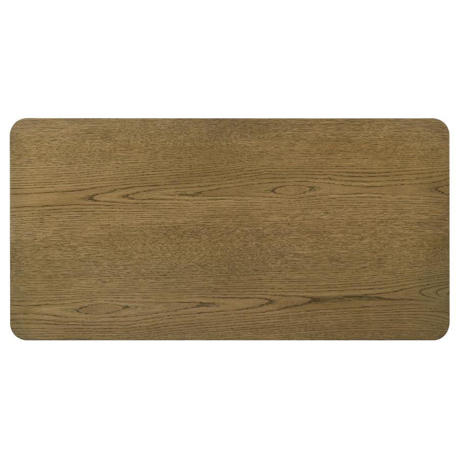 Castlewood Engineered Wood Cocktail Coffee Table Brown Oak