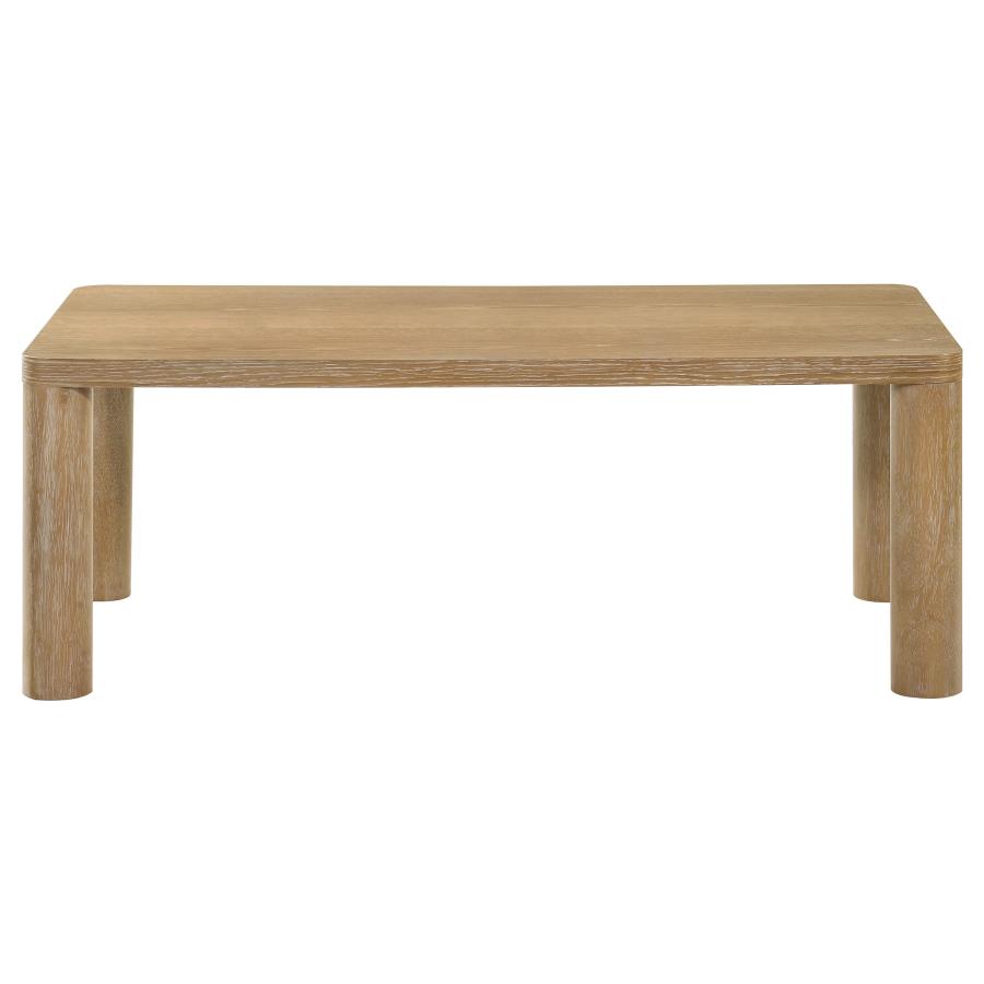 Castlewood 3-piece Cocktail Coffee Table Set Light Oak