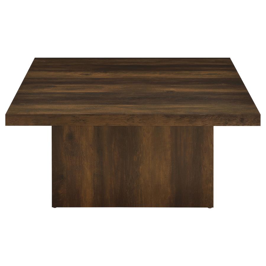 Devar 3-piece Square Coffee and End Table Set Dark Pine