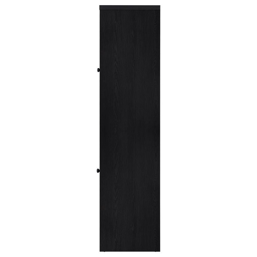 Denison 3-piece Entertainment Center 79-inch TV Stand Black