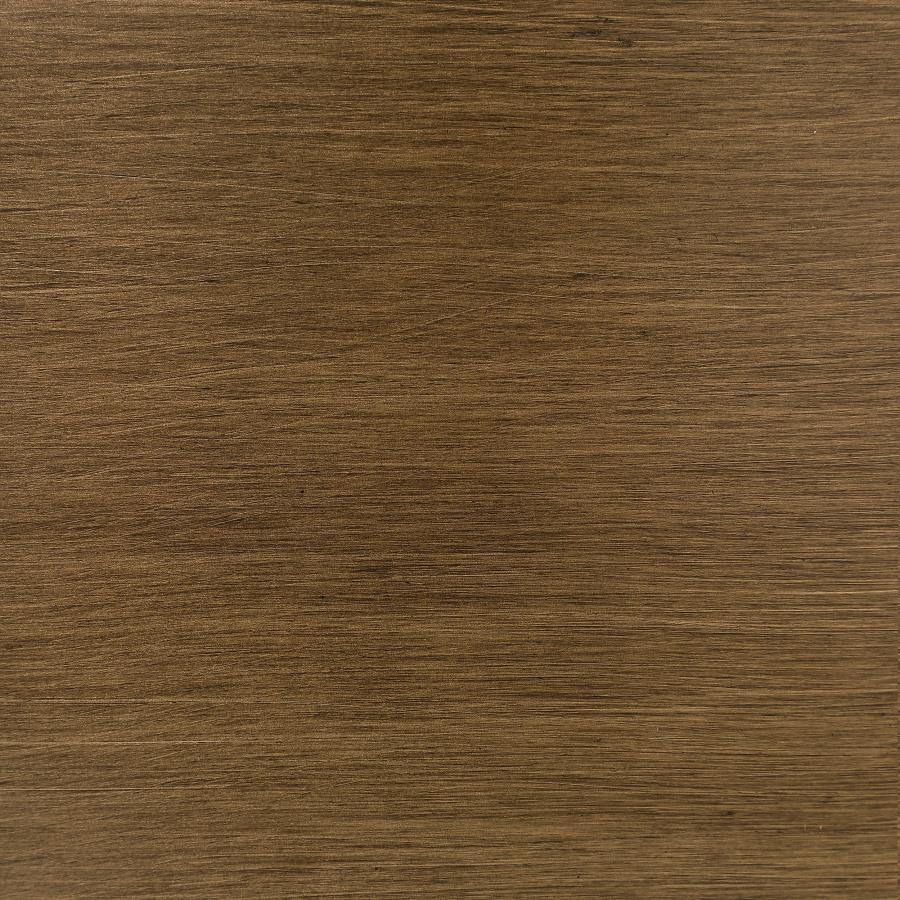 Morena Rectangular Tawny Glass Coffee Table Brushed Bronze