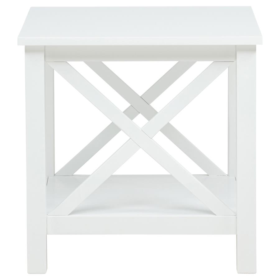 Skyview 3-piece Rectangular Lift Top Coffee Table Set White