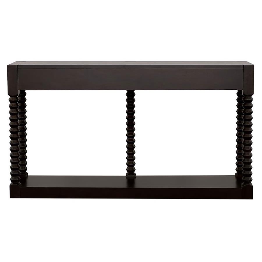 Meredith 2-drawer Wood Entryway Console Table Coffee Bean