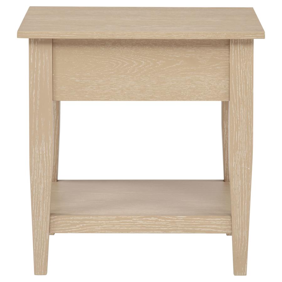 Lindenton 1-drawer Wood Occasional Side End Table Blonde