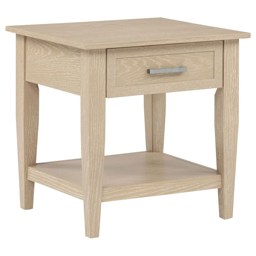 Lindenton 2-piece Wood Lift-Top Coffee and End Table Set Blonde