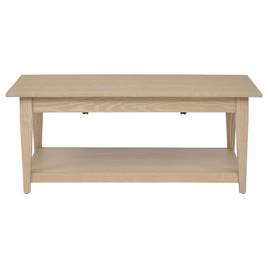 Lindenton Lift-Top Occasional Cocktail Coffee Table Blonde