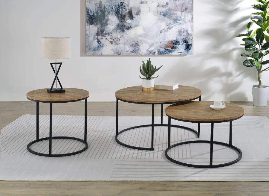 Modal Additional Images for Lainey Round Occasional Side End Table Mango