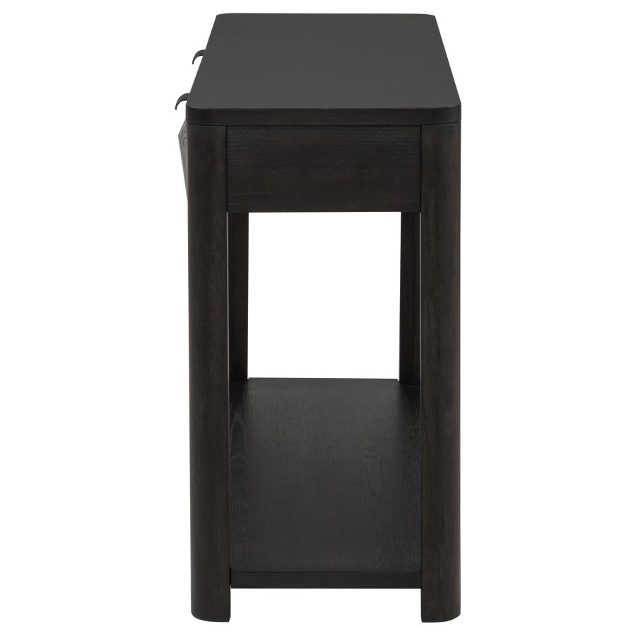 Marcelo Sofa Console Table with 2 Drawers and Shelf Coffee