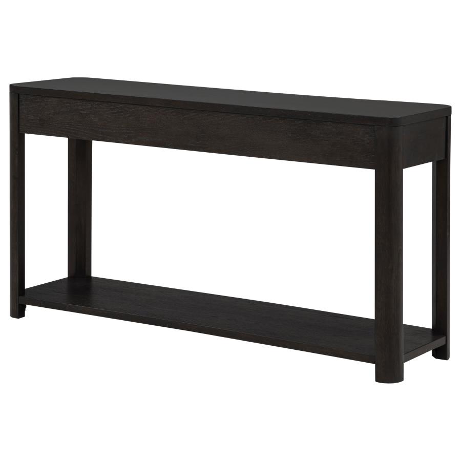 Marcelo Sofa Console Table with 2 Drawers and Shelf Coffee
