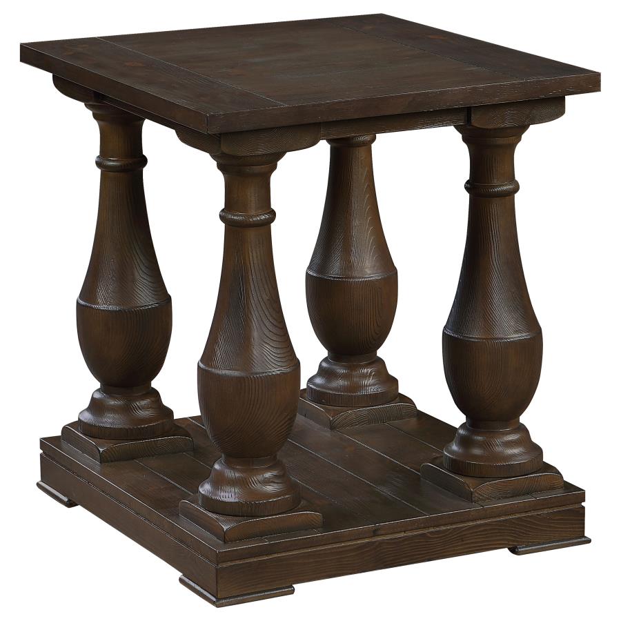 Walden Rectangular Wood Side End Table Coffee Brown (image for) Walden Rectangular Wood Side End Table Coffee Brown