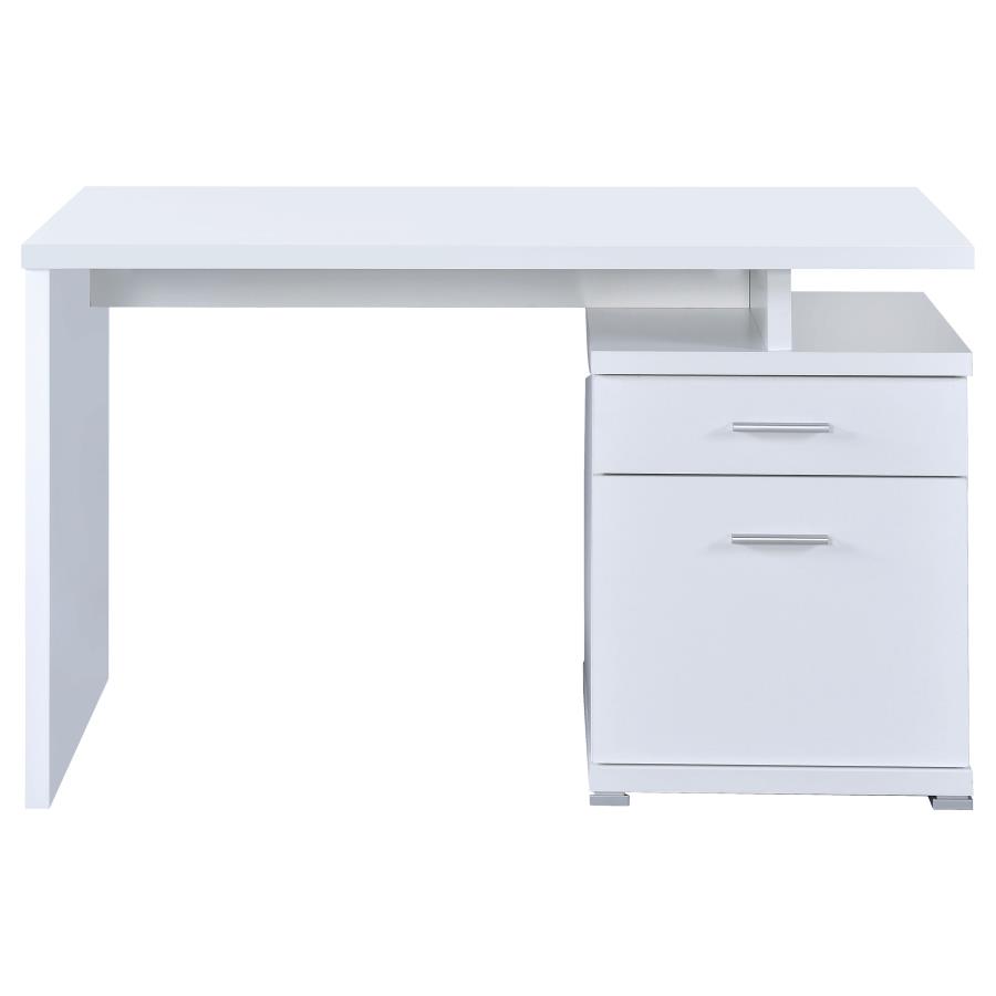 Irving 47-inch 2-drawer Office Computer Desk White
