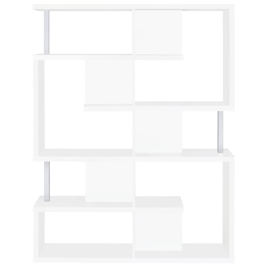 Hoover 63-inch 5-shelf Bookshelf White