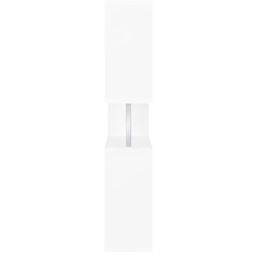 Hoover 63-inch 5-shelf Bookshelf White