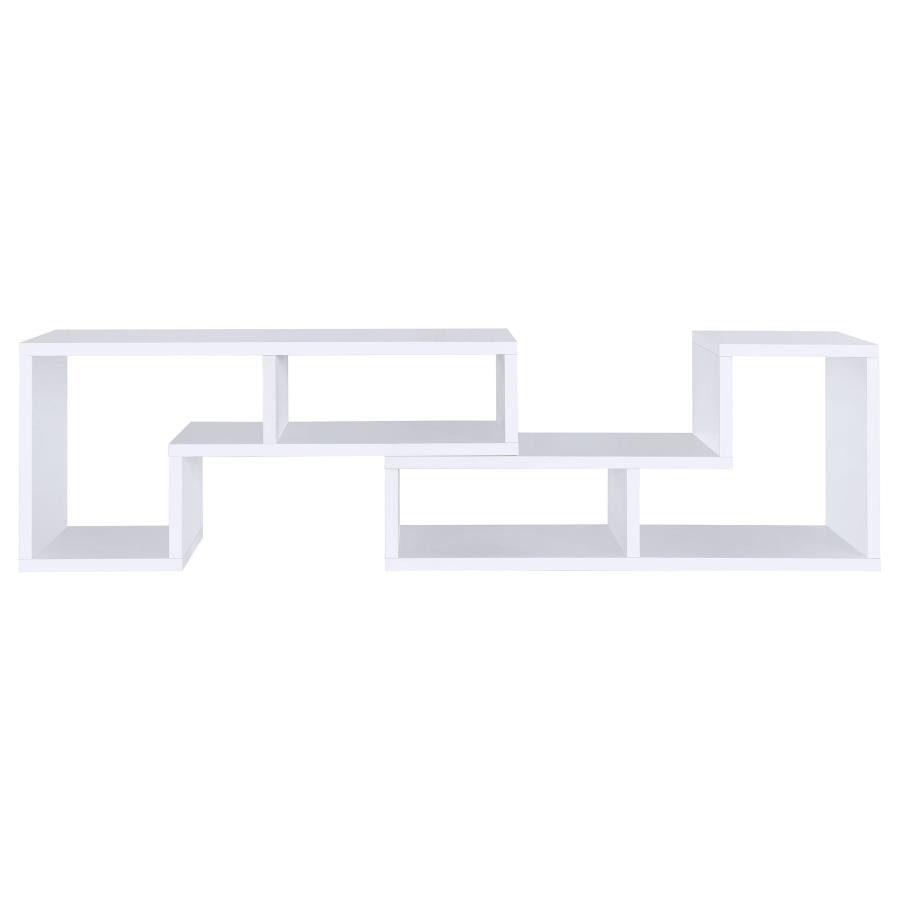 Velma Multipurpose TV Stand and Bookshelf White