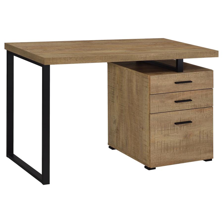 (image for) Brennan 47-inch 3-drawer Office Computer Desk Mango