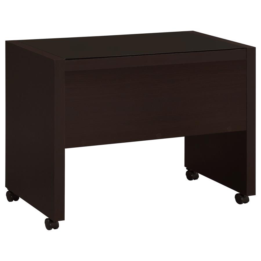 Skeena 3-piece Home Office Computer Desk Set Cappuccino