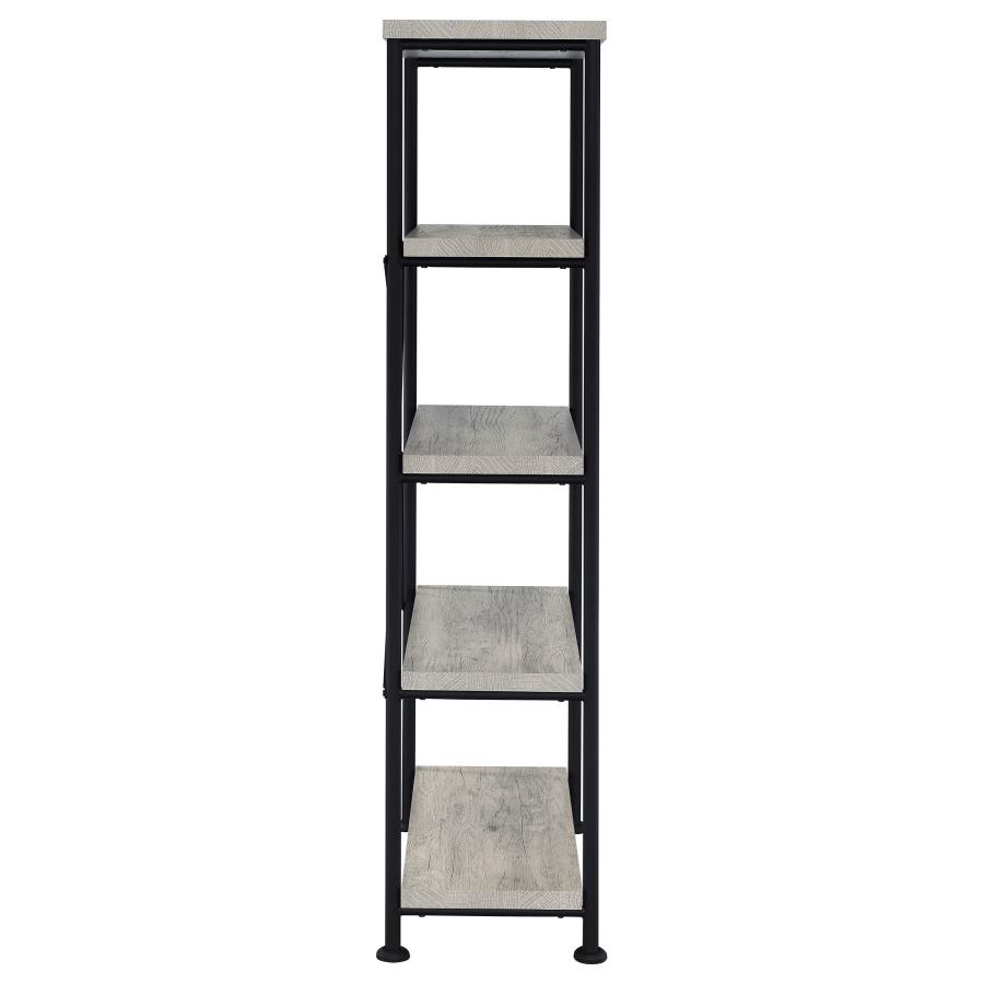 Analiese 63-inch 4-shelf Bookshelf Grey Driftwood