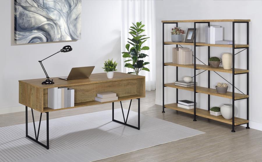 Modal Additional Images for Analiese 63-inch 4-drawer Writing Desk Mango