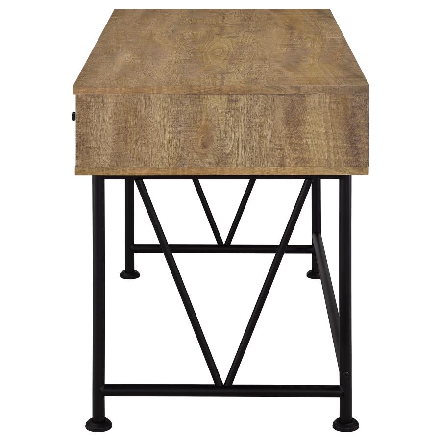 Analiese 47-inch 3-drawer Writing Desk Mango
