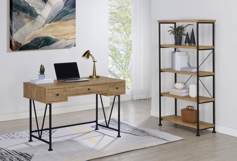 Modal Additional Images for Analiese 63-inch 4-shelf Bookshelf Mango
