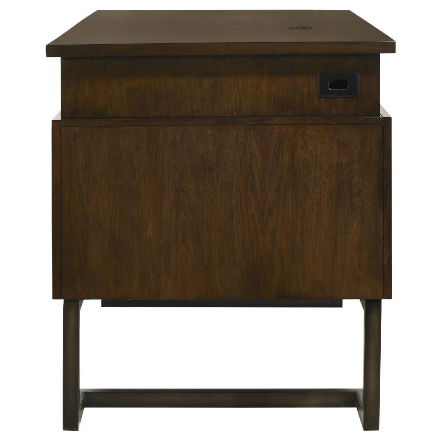 Marshall 66-inch 7-drawer Executive Office Desk Dark Walnut