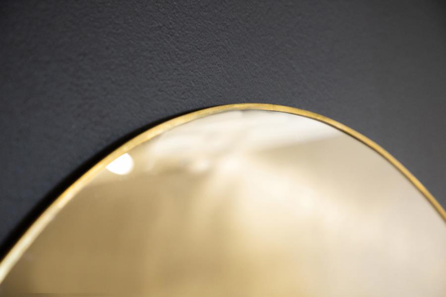 Modal Additional Images for Hermione 30 x 30 Inch Round Wall Mirror Gold